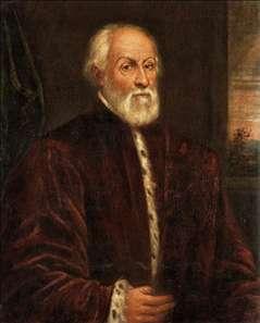 Domenico Tintoretto Portrait of a Gentleman oil painting image